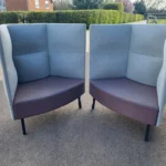 Narbutas CUMULUS Soft acustic – Modular Lounge Seating with High-Back Panel. SET