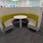 Used Booth Seating Office Acoustic High Back Collaboration Booth. UK Delivery